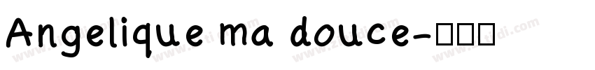 Angelique ma douce字体转换